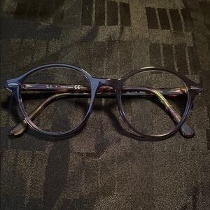 Ray-Ban Purple Round Women’s Eyeglasses